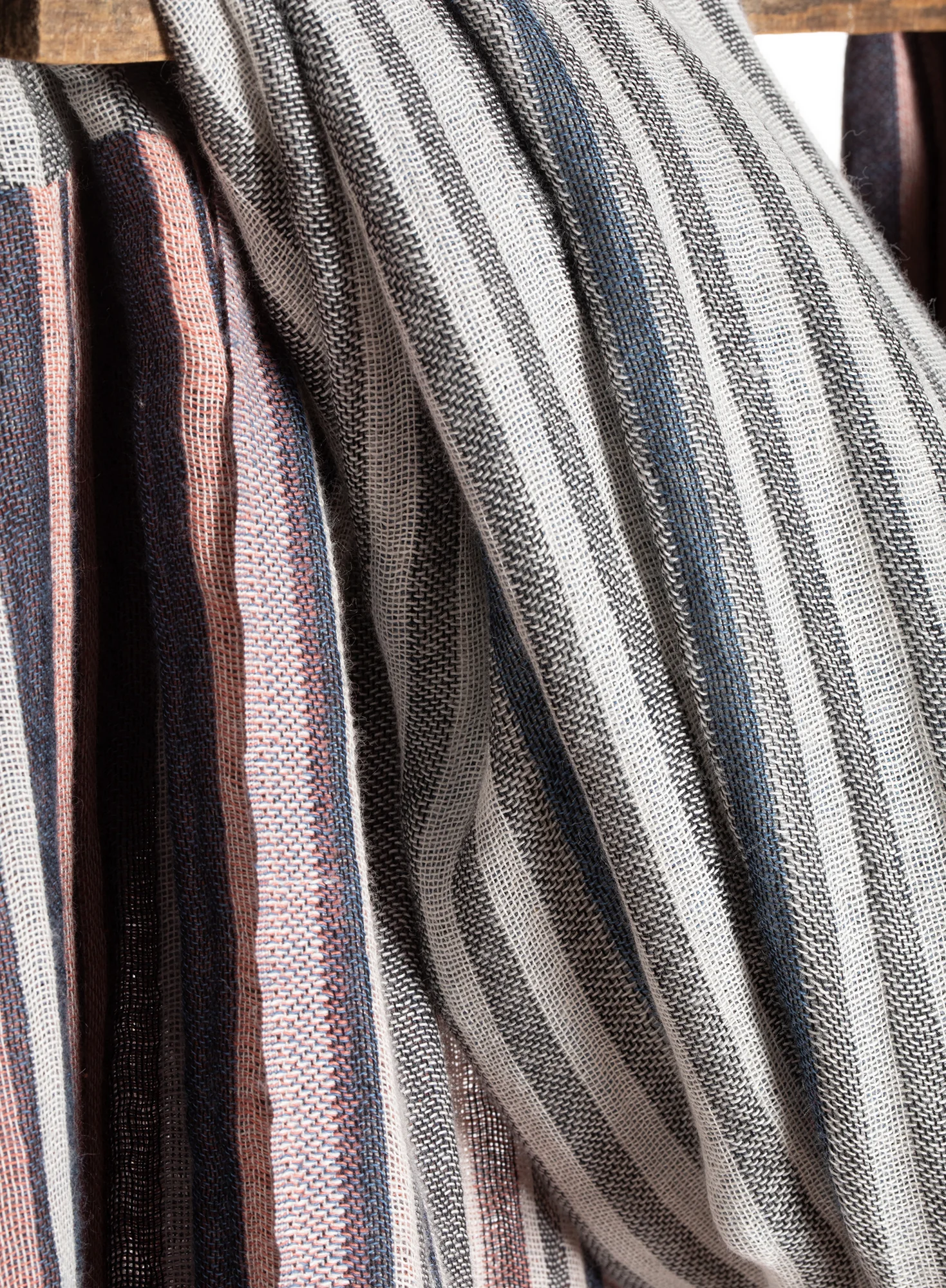 Ticking Stripe Scarf - Image 2