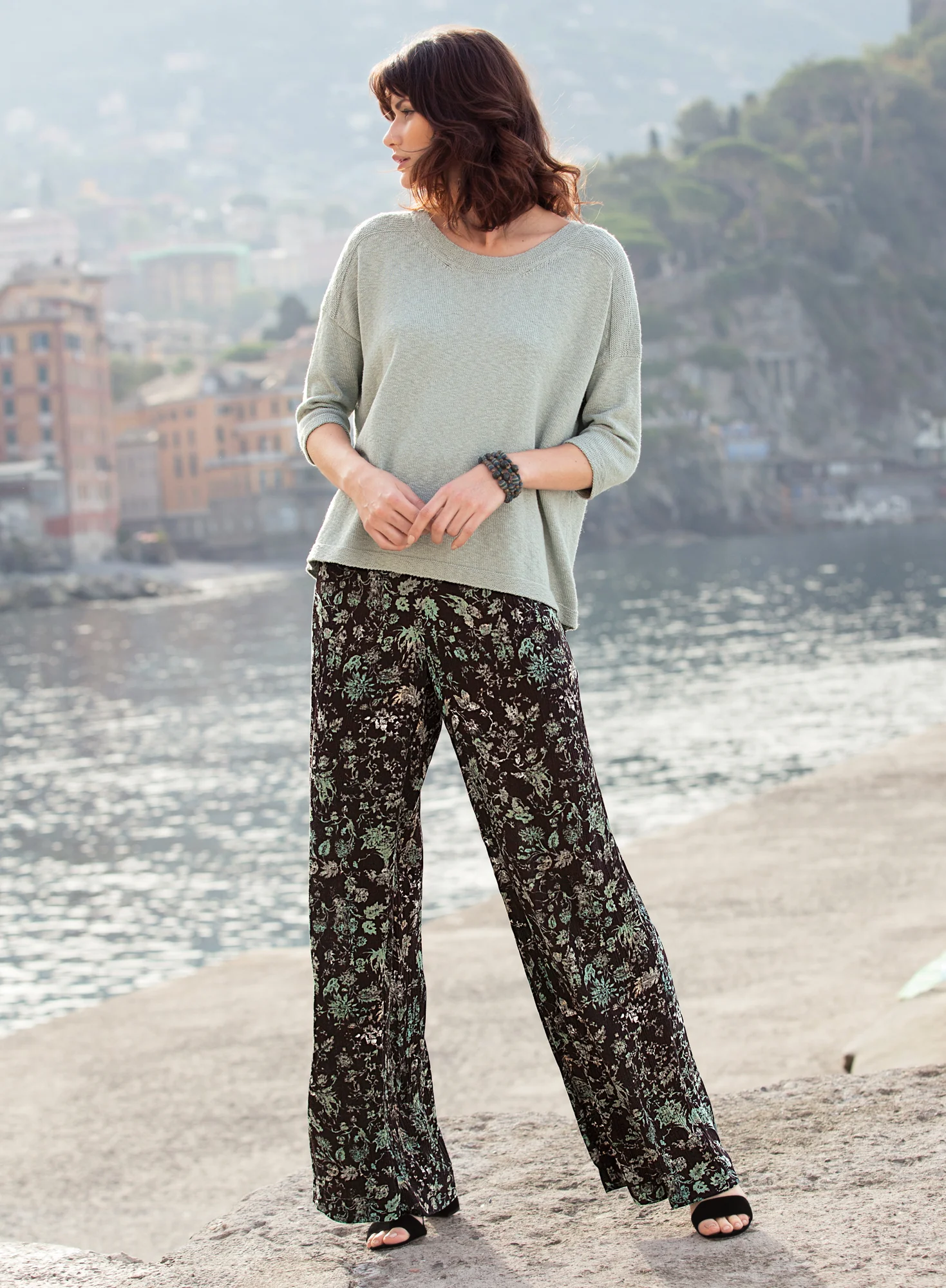 Toile Palazzo Pants - Image 2