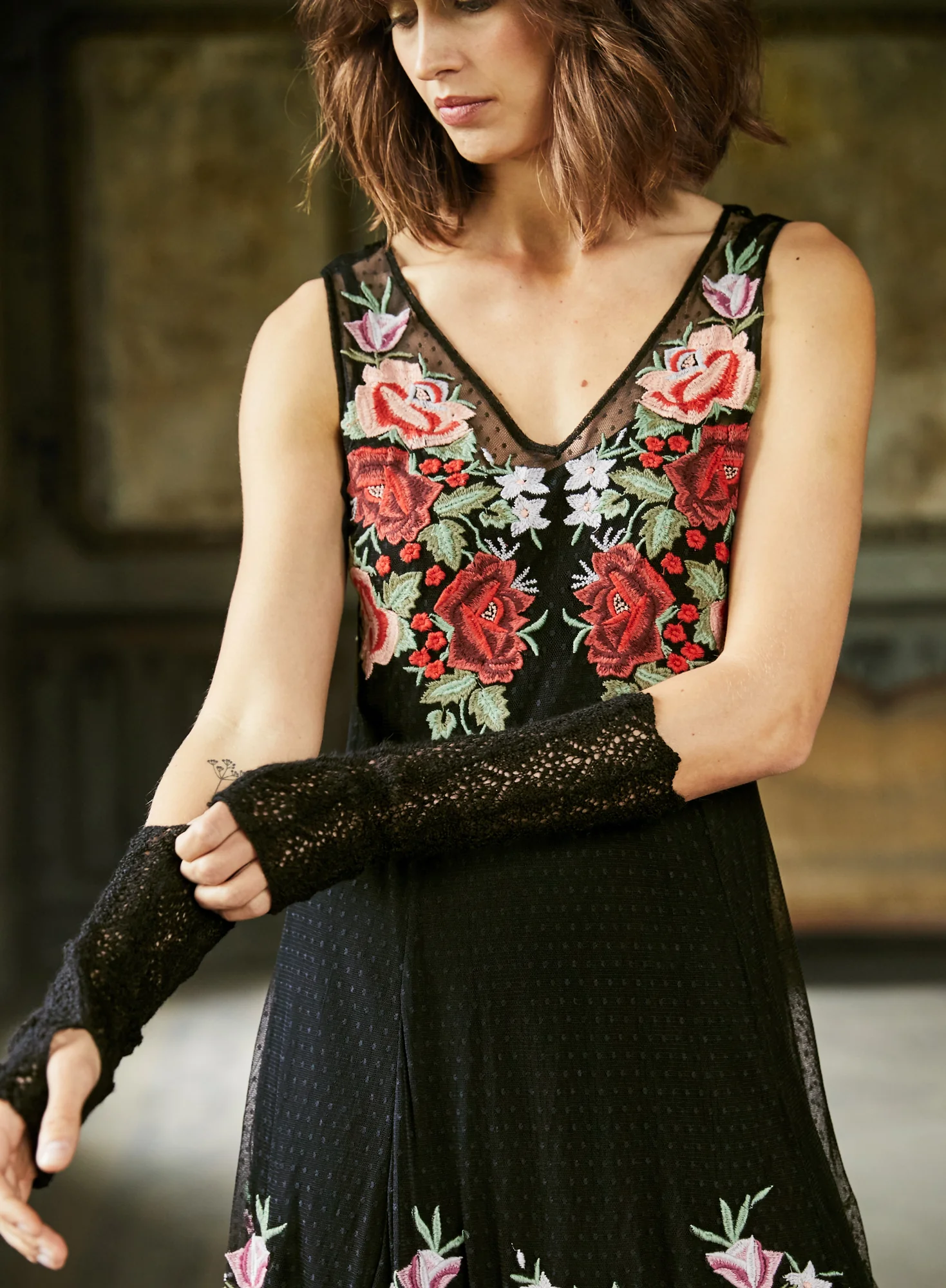 Toulouse Fingerless Gloves - Image 3