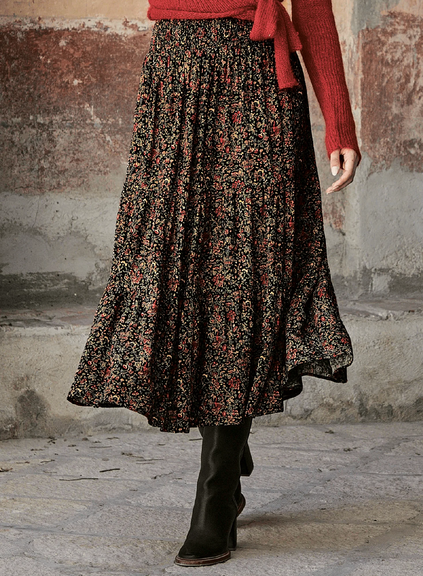 Toulouse Tiered Skirt
