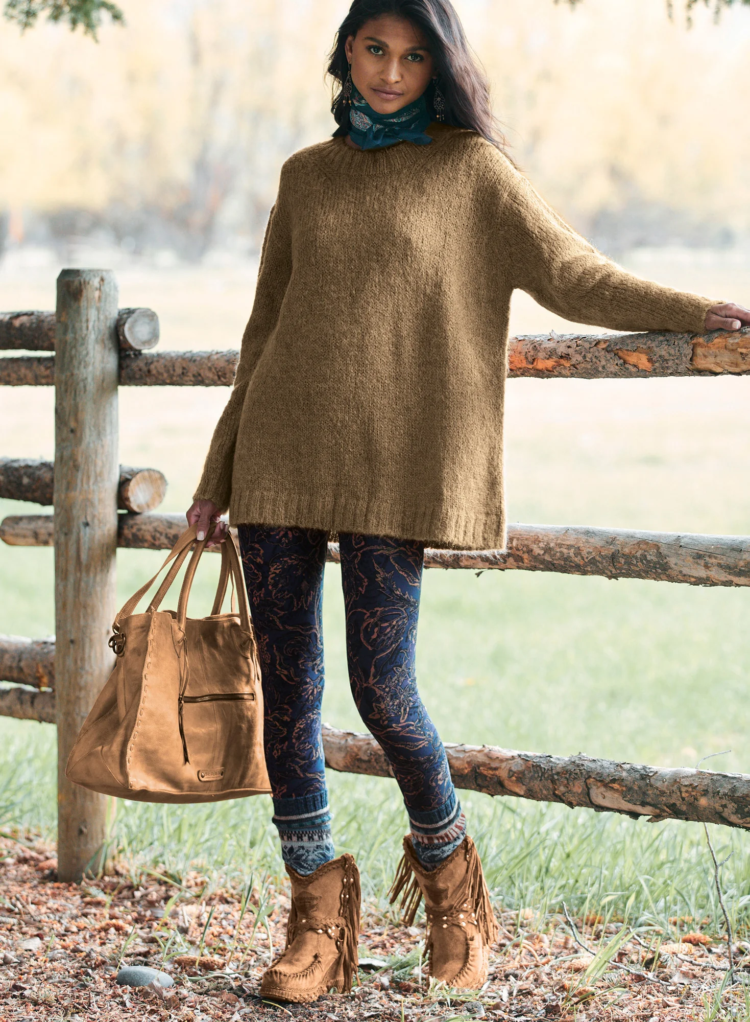 Traced Vine Leggings - Image 7