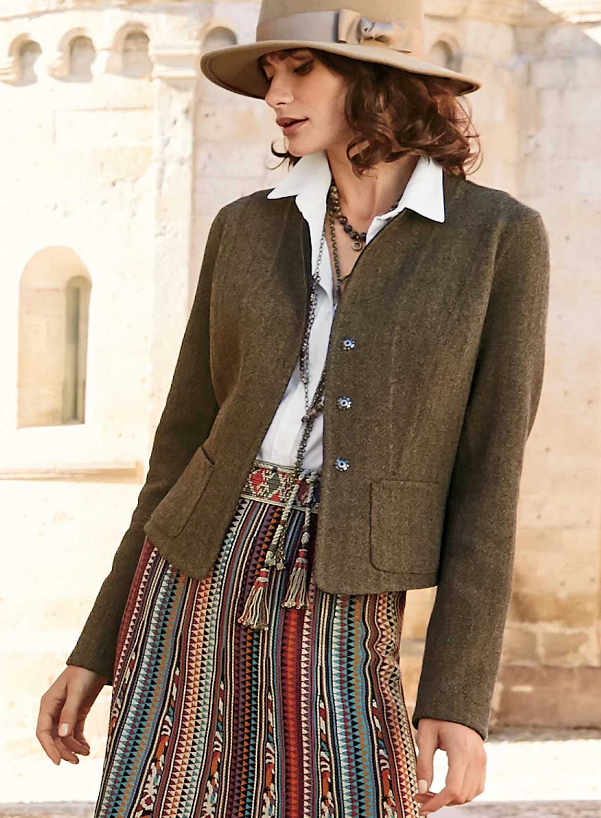 Tweed Revers. Jkt