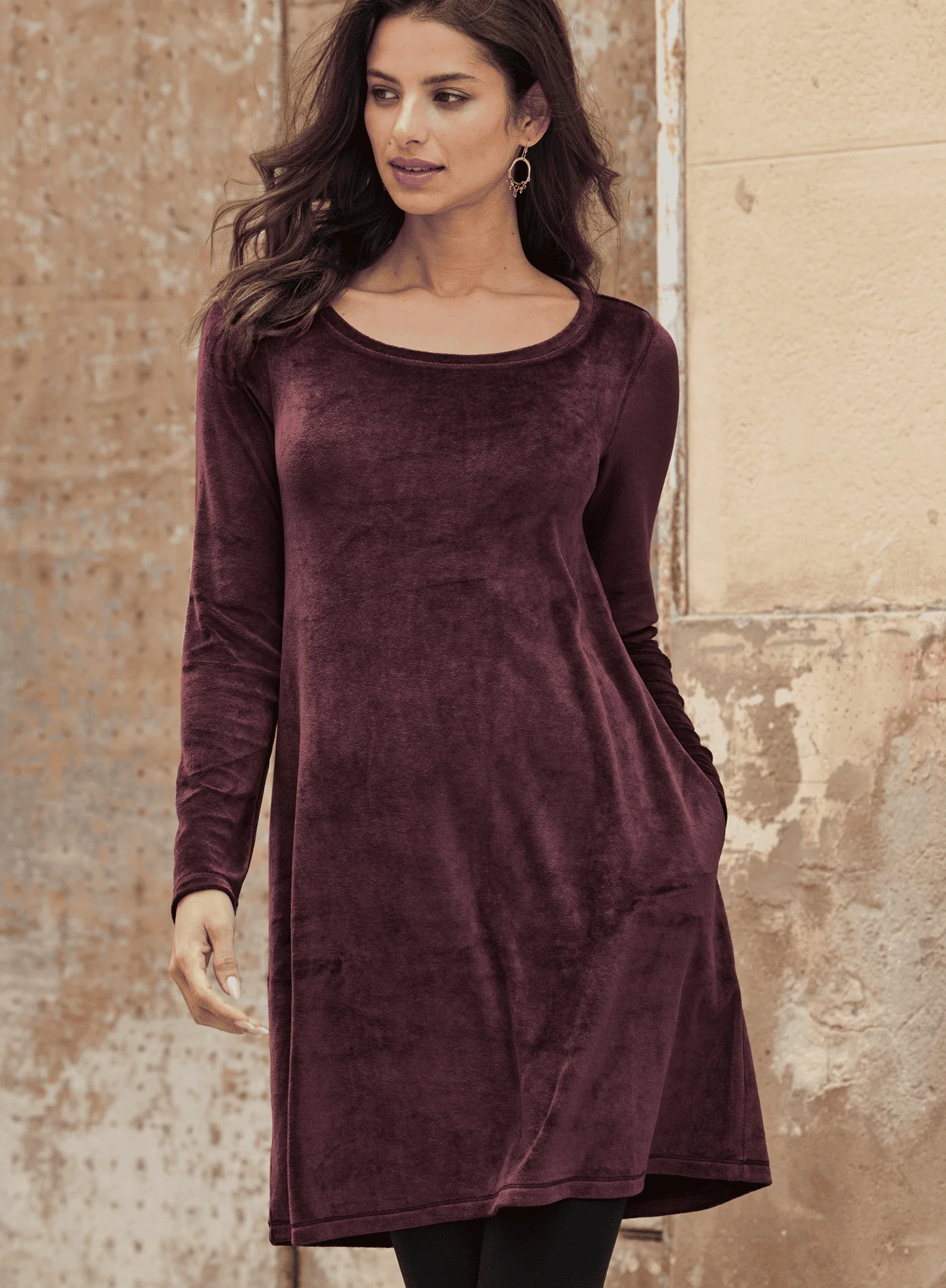 Velour Orla Dress - Image 4