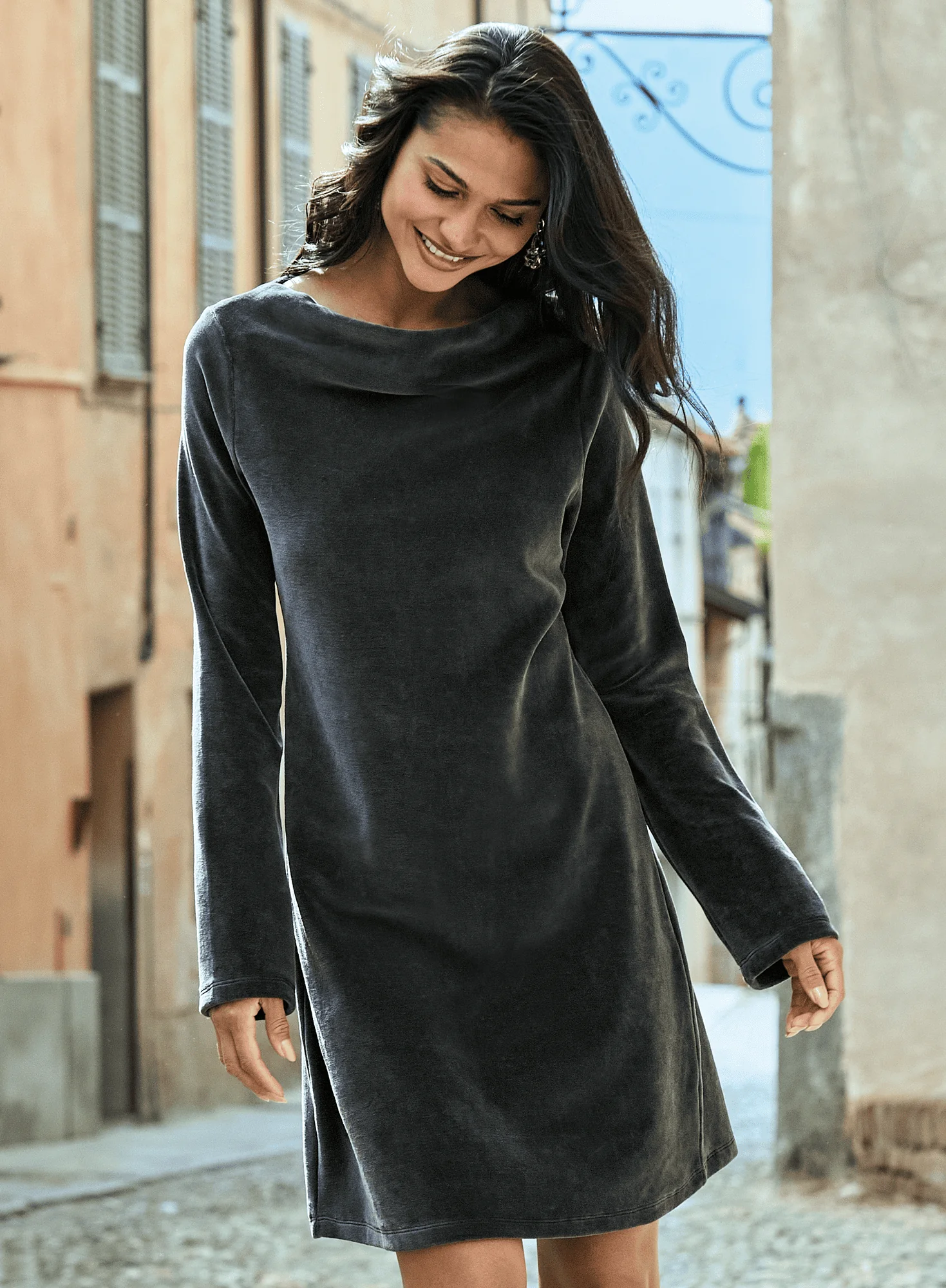 Velour Victoria Dress