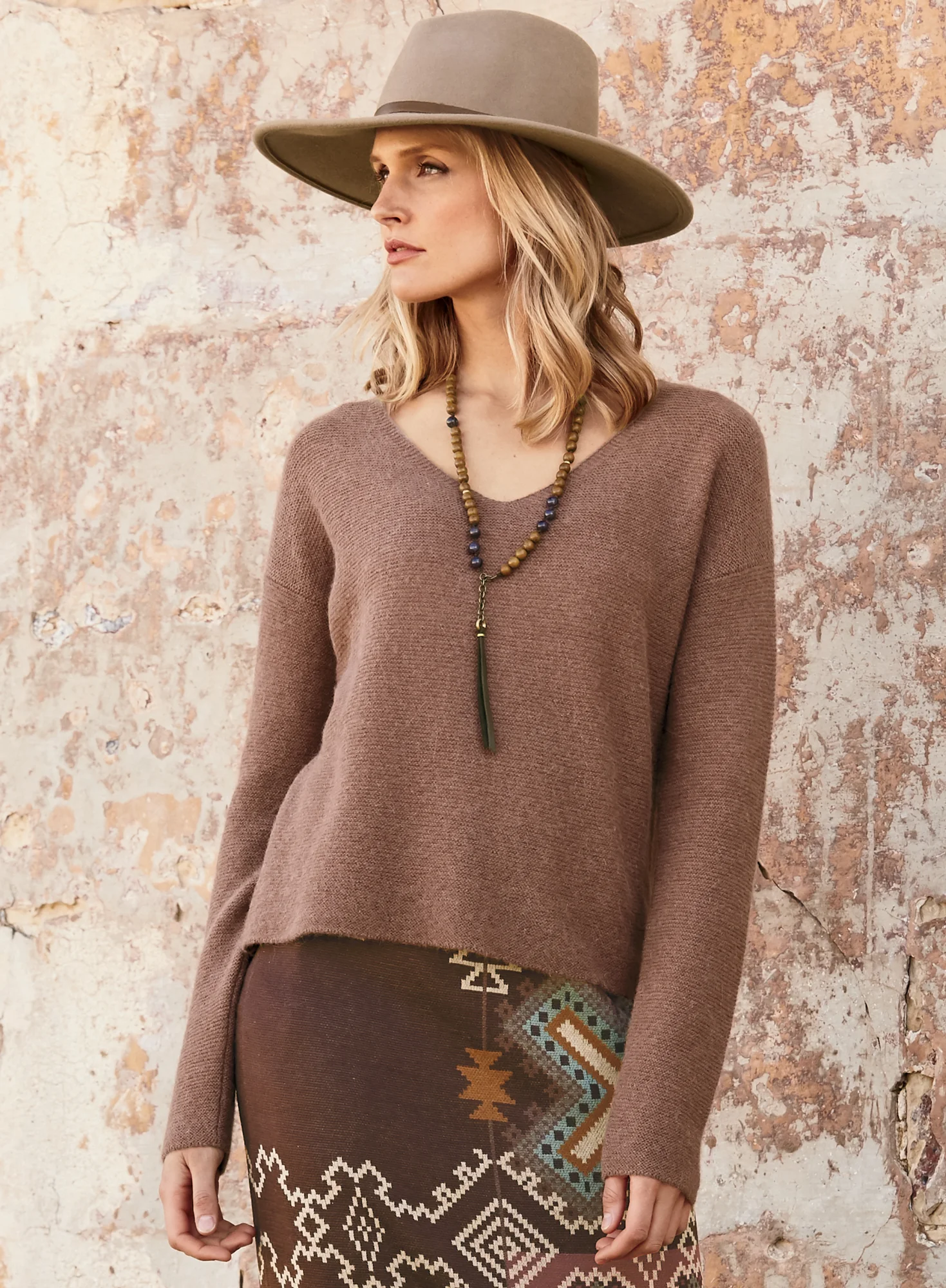 Volusia Suede Tassel Necklace - Image 3