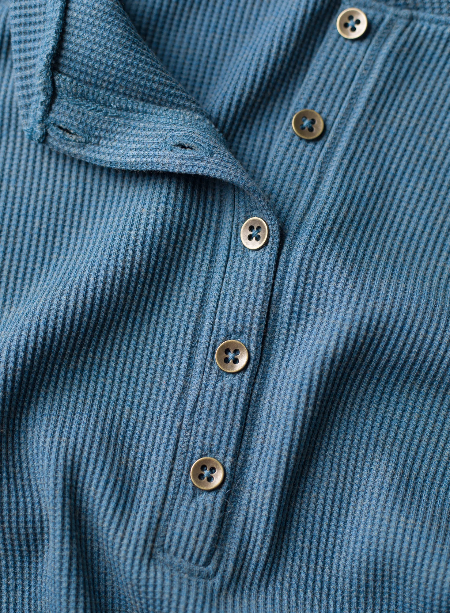 Waffle Henley Dress - Image 2