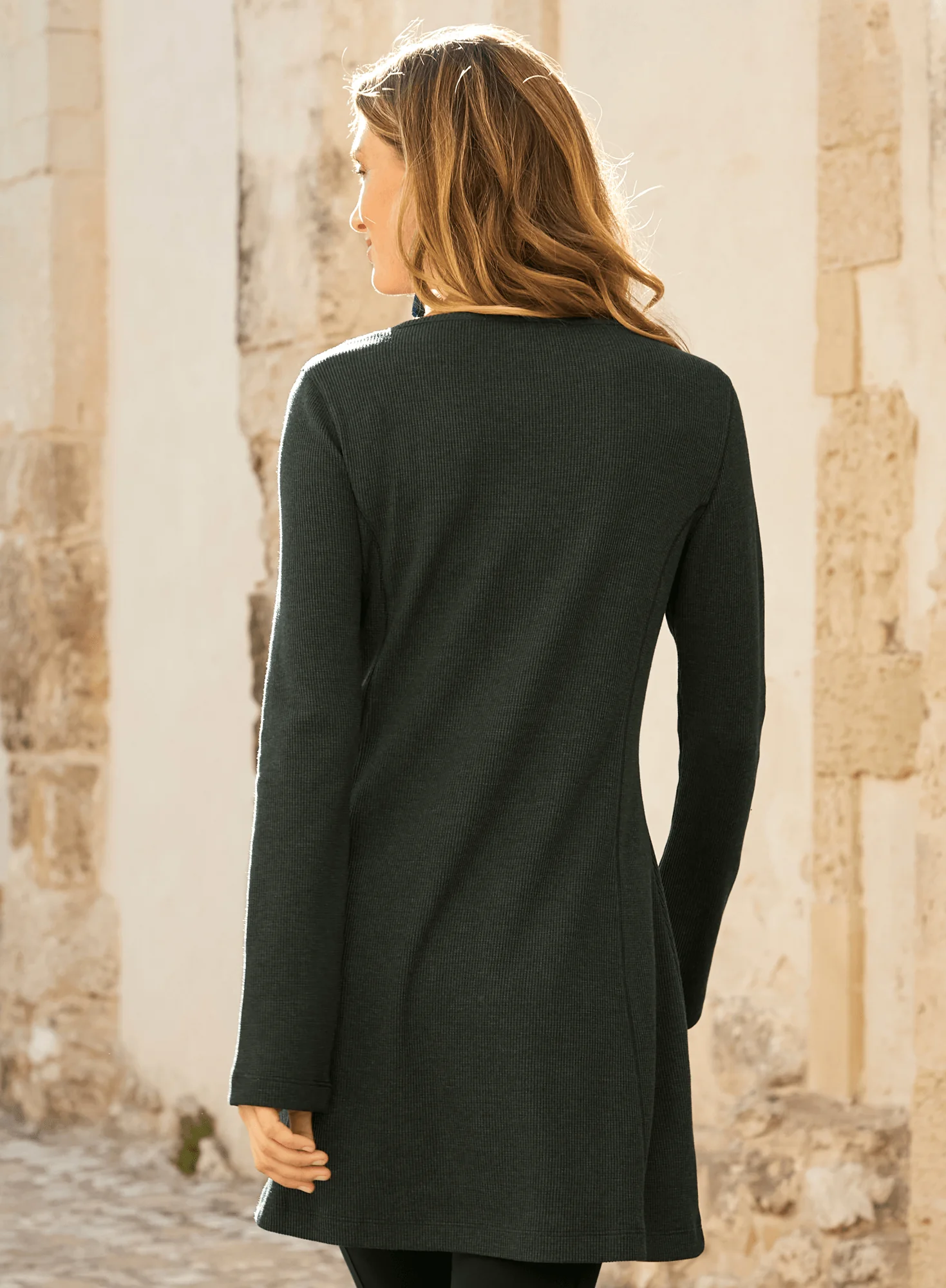 Waffle Knit Tunic - Image 2